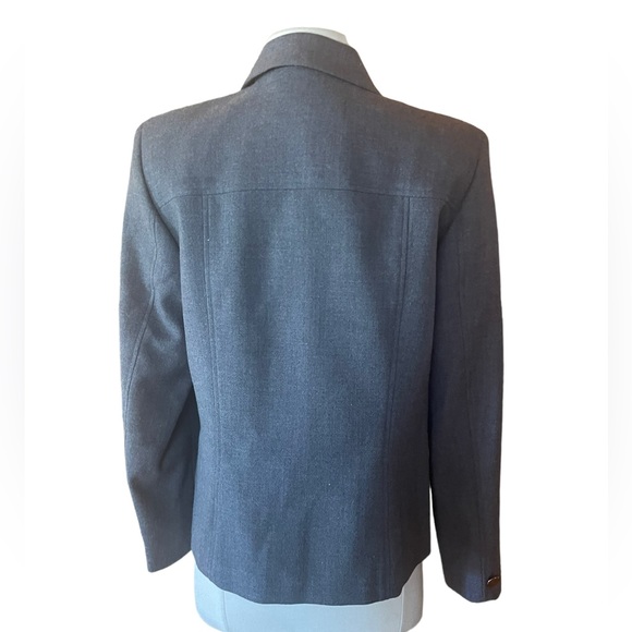 1980s Rafaella 100% Wool Button Down‎ Blazer - Picture 5 of 6